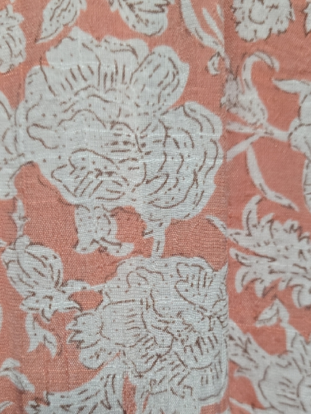 Smocked Ruffle Strap Maxi Dress in Coral - Picture 6 of 14